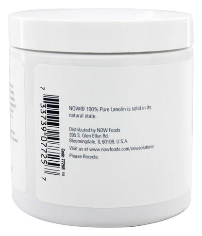 NOW Foods Pure Lanolin - 7 oz | Rich Moisturizer for Dry Skin
