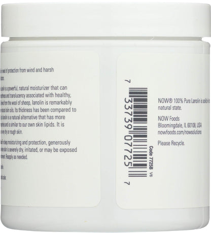 NOW Foods Pure Lanolin - 7 oz | Rich Moisturizer for Dry Skin