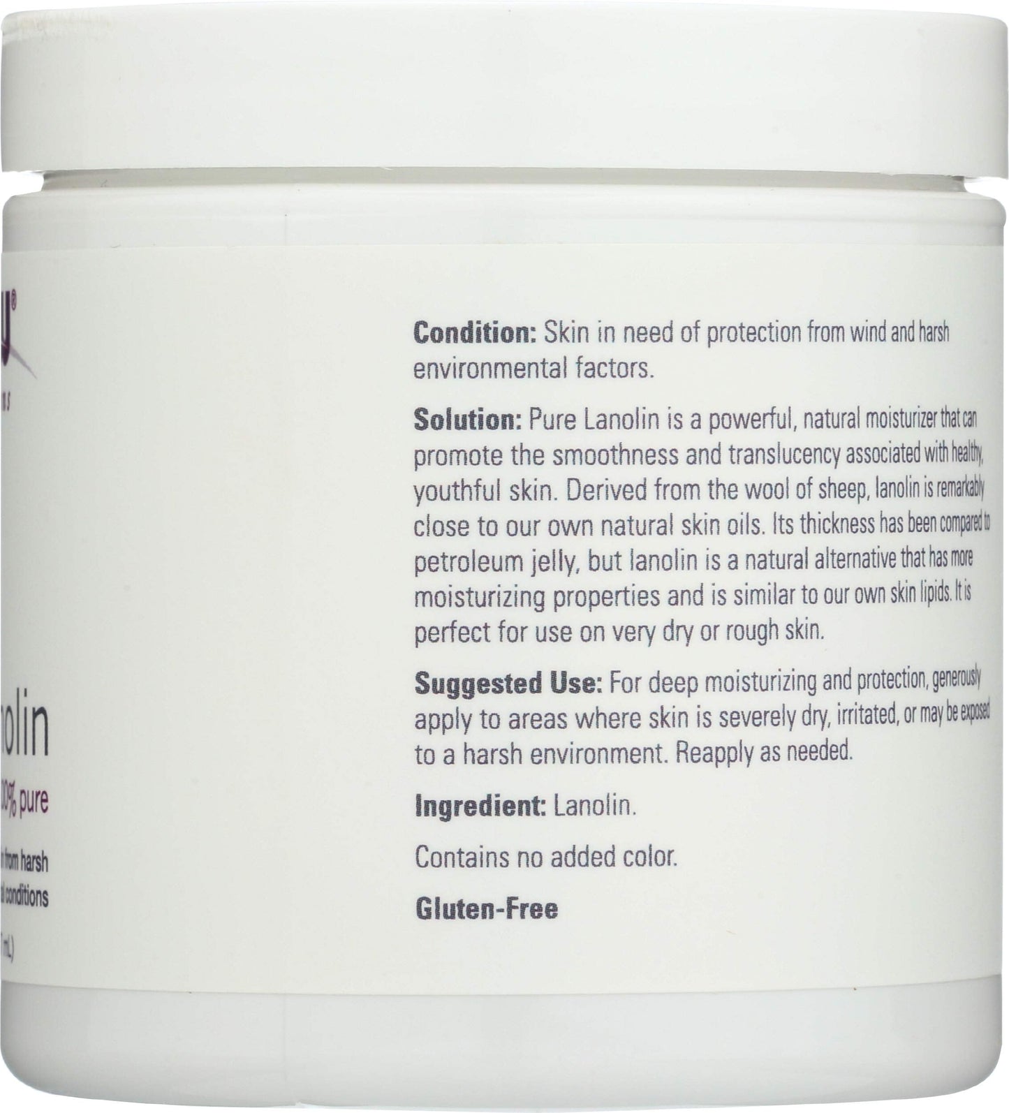 NOW Foods Pure Lanolin - 7 oz | Rich Moisturizer for Dry Skin