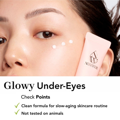 NOWATER Collagen Eye Cream for Wrinkles, Puffiness & Dark Circles | Hydrolyzed Collagen + Beta-Glucan