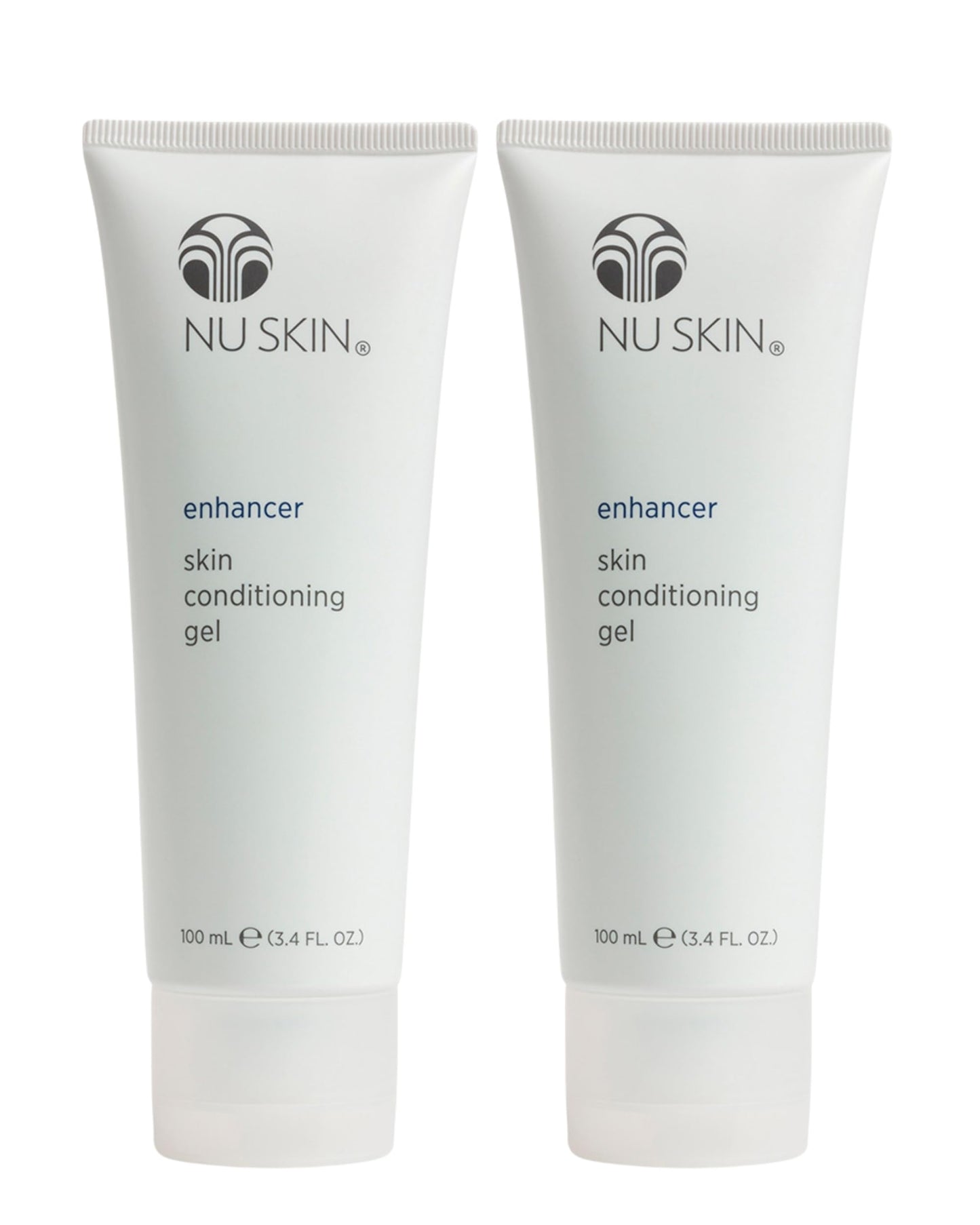 Nu Skin Enhancer Skin Conditioning Gel | Aloe Vera Hydration & Soothing Comfort | Lightweight Moisturizer, 3.4 fl oz, 2-Pack