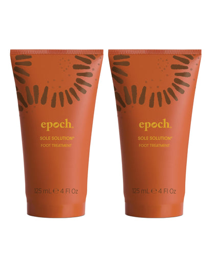 Nu Skin Epoch Sole Solution Foot Treatment | Intensive Moisturizing Cream for Dry Feet, Rough Skin & Cracked Heels | 4 oz | 2 Pack