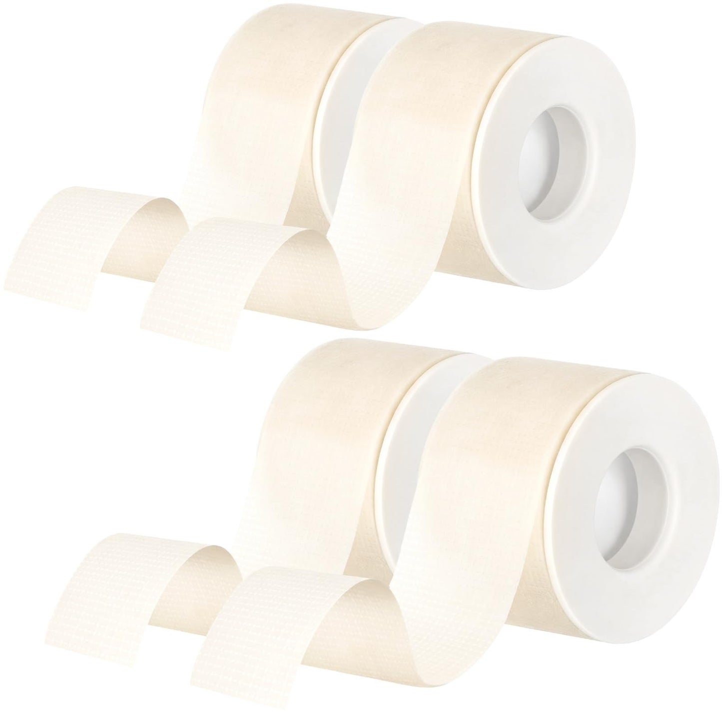 Nuanchu 4 Rolls Lash Tape for Eyelash Extensions — Breathable, Skin-Friendly, 0.98 in x 3.9 yd