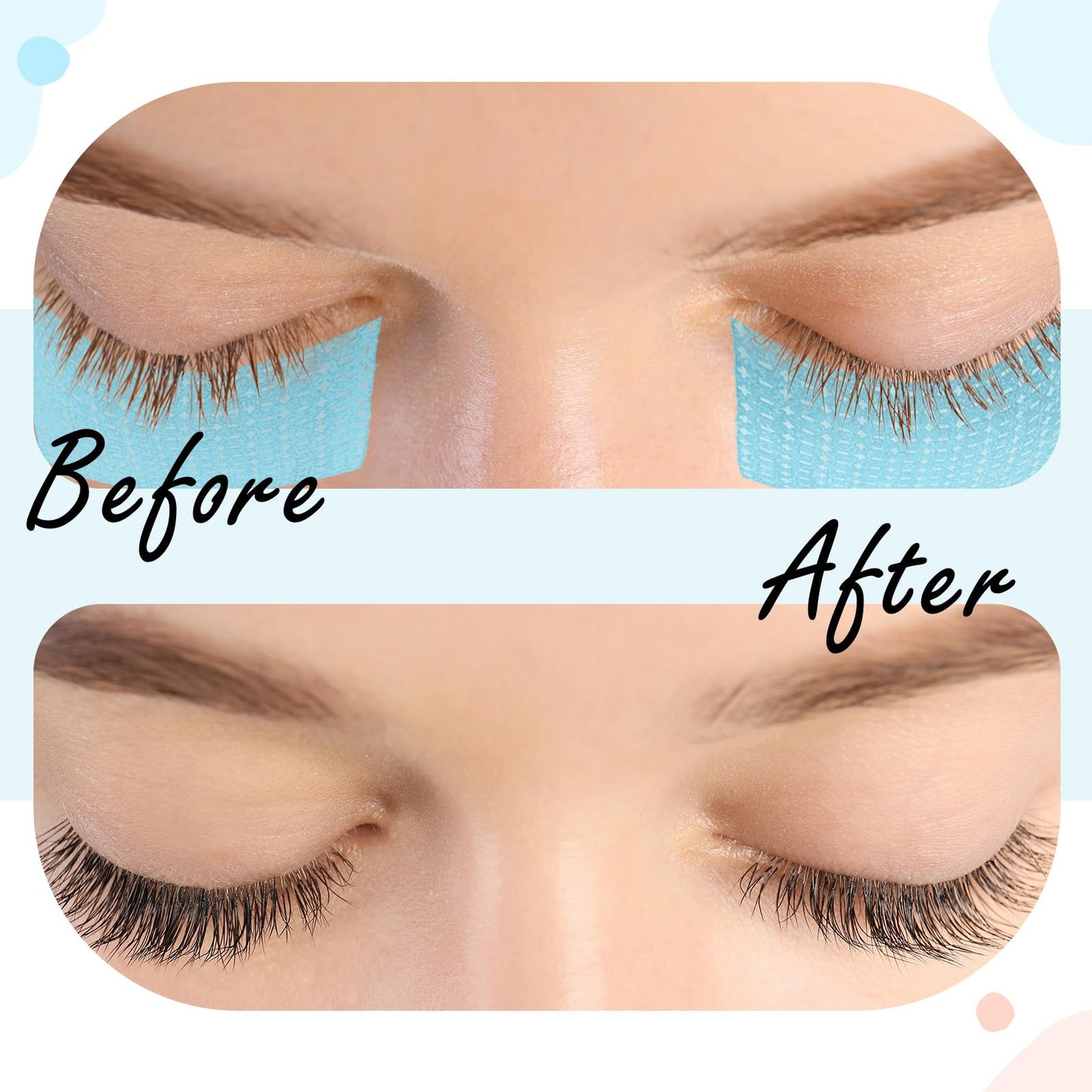 Nuanchu 4 Rolls Lash Tape for Eyelash Extensions – Breathable Skin-Friendly Blue Microporous Tape 0.98in x 3.9yd