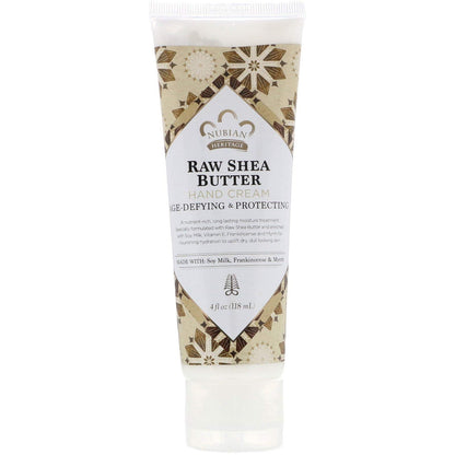Nubian Heritage Raw Shea Butter Hand Cream – 4 Oz, 4-Pack