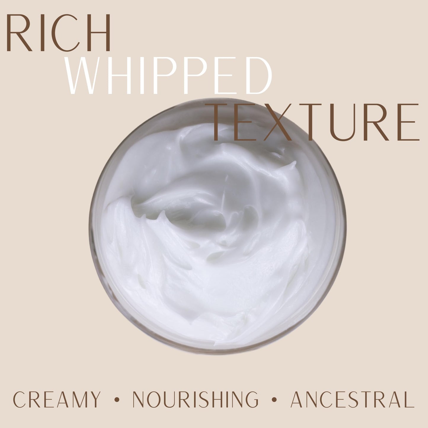 Nude Ritual Lunar Bloom Whipped Tallow Balm – 100% Grass-Fed Skin Care for Face & Body | 4 oz