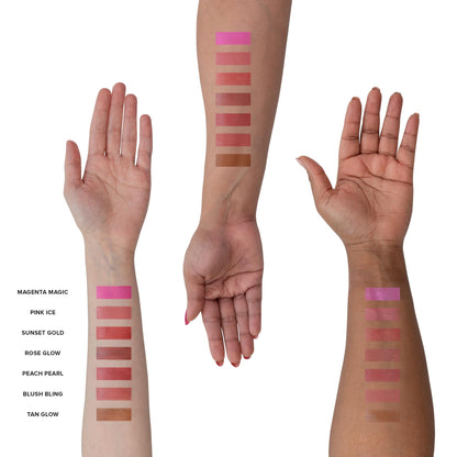 Nudestix Nudies Matte + Glow Core Magenta Magic — Dual-Core Cream Blush Stick with Ceramides, Peptides & Vitamin E