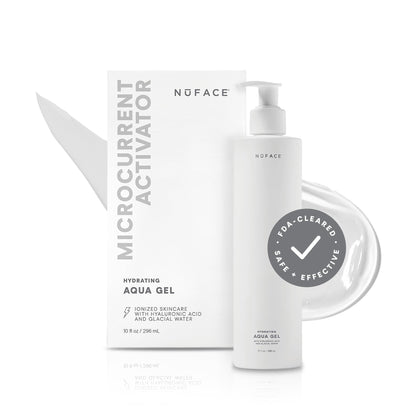 NuFACE Aqua Gel Activator – Hydrating Microcurrent Conductive Gel with IonPlex