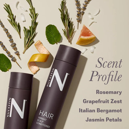 NULASTIN Vibrant Scalp Shampoo + Conditioner Duo — Voluminous, Color-Safe, Vegan (2 Count)