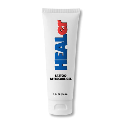 NUMBer HEALer Tattoo Aftercare Gel – Fast-Absorbing Aloe & Vitamin E Moisturizer (3oz Travel Size)