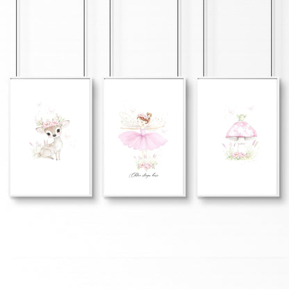 Nursery Artwork | Set of 3 wall art prints
