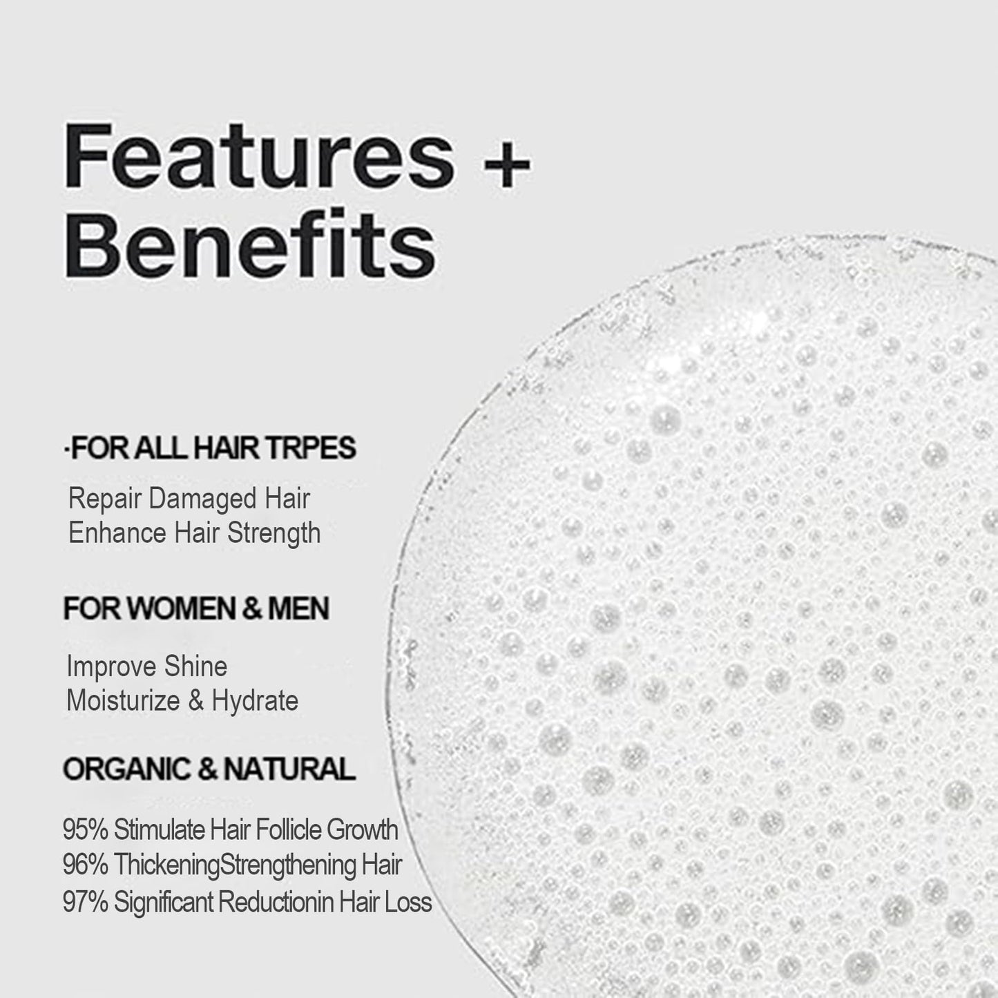 NUSQO Organic Rosemary Scalp Balance Shampoo — Gentle Cleanse for Fuller-Looking Hair