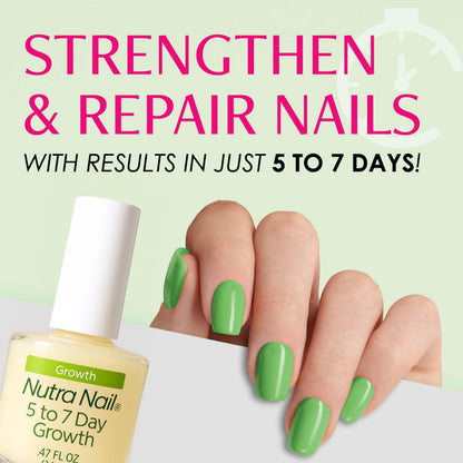Nutra Nail 5 to 7 Day Growth Treatment – Fast Keratin Nail Hardener & Strengthener