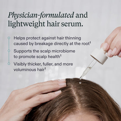 Nutrafol Women's Hair Serum – Visibly Thicker, Stronger Hair, Vegan, Lightweight & Fast-Absorbing – 1.7 Fl Oz