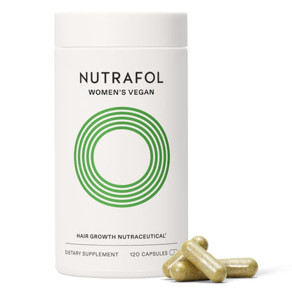Nutrafol Women's Hair Growth Supplements - 1 Month Vegan Formula for Thicker, Stronger Hair (Ages 18-44) | Dermatologist Recommended