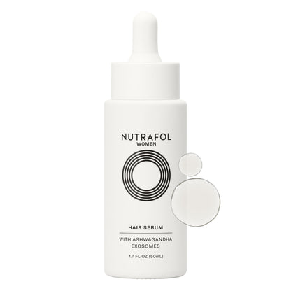 Nutrafol Women's Hair Serum – Visibly Thicker, Stronger Hair, Vegan, Lightweight & Fast-Absorbing – 1.7 Fl Oz