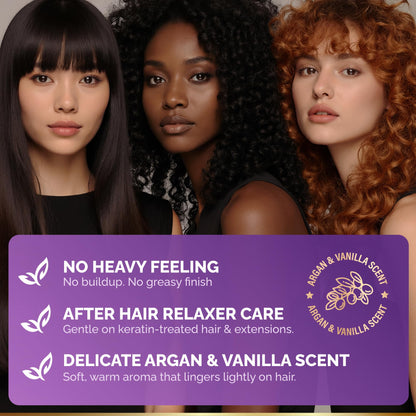 Nutraharmony Hydrating Hair Mask – Post-Relaxer Keratin-Biotin Conditioning for Damaged & Dry Color-Treated Hair