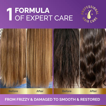 Nutraharmony Hydrating Hair Mask – Post-Relaxer Keratin-Biotin Conditioning for Damaged & Dry Color-Treated Hair