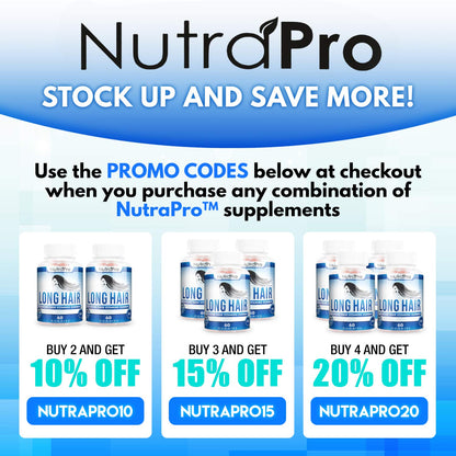 NutraPro Long Hair Gummies – Anti-Hair Loss & Growth Support