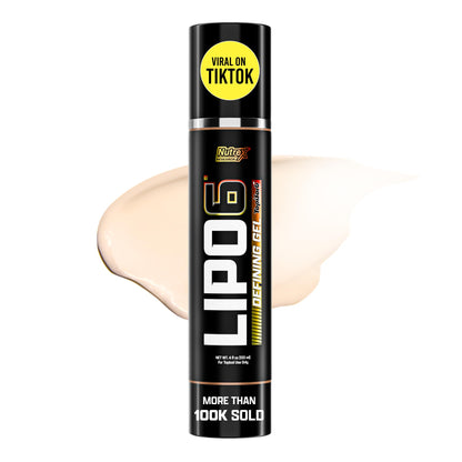 Nutrex Research Lipo-6 Defining Gel | Sweat Enhancer Hot Cream for Skin Toning & Firming