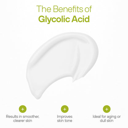 NUVODERMA Glycolic Acid Resurfacing Cream – 20% Glycolic, Vitamins A/C/E – Hydrating Anti-Wrinkle Moisturizer – 2 oz
