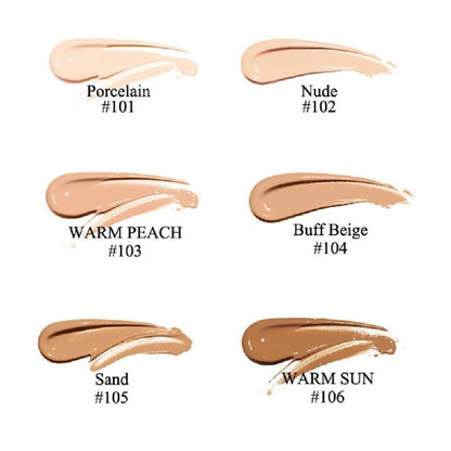 Nvyue PHOERA Foundation 105 Sand – 2 Pack Full Coverage Liquid Foundation