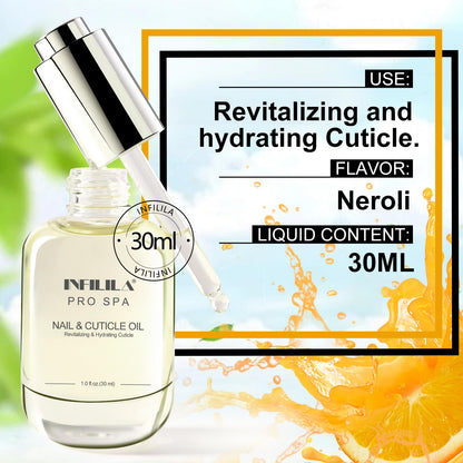 NXJ INFILILA Natural Cuticle Oil for Nails – Deep Hydration with Milk & Honey