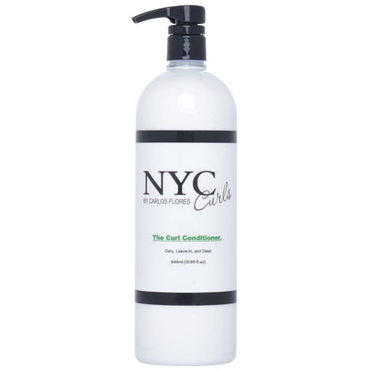 NYC Curls The Curl Conditioner | 3-in-1 Daily, Leave-in & Deep Conditioner (945ml) | Silicone Free & Vegan
