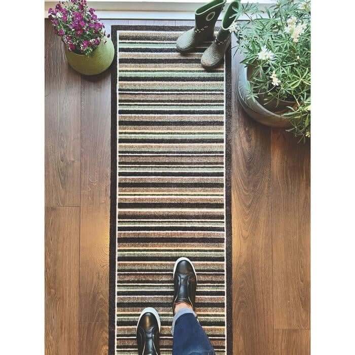 Geometric Washable Mat and Runner