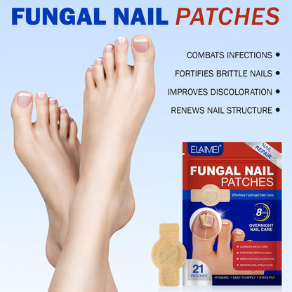 Nyloriaine Fungal Nail Patches - Extra Strength Toe Nail Repair (21p)