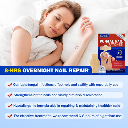 Nyloriaine Fungal Nail Patches - Extra Strength Toe Nail Repair (21p)