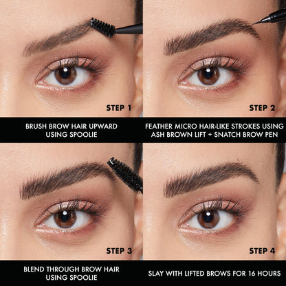 NYX Professional Makeup Lift & Snatch Eyebrow Tint Pen - Gray Black | Buildable Hair-Like Strokes