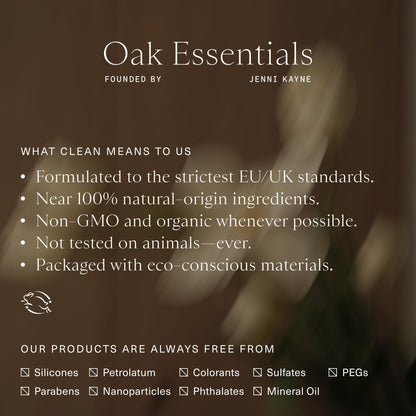 Oak Essentials Dew Body Oil | Fast-Absorbing Hydration with Borage Seed & Cedarwood