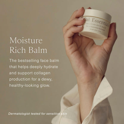 Oak Essentials Moisture Rich Balm | Deep Hydration with Sea Buckthorn & Borage Oil