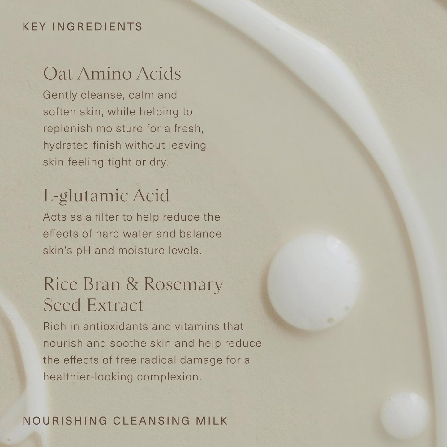 Oak Essentials Nourishing Cleansing Milk – Gentle Makeup Remover with Oat Amino Acids, Rice Bran & Rosemary