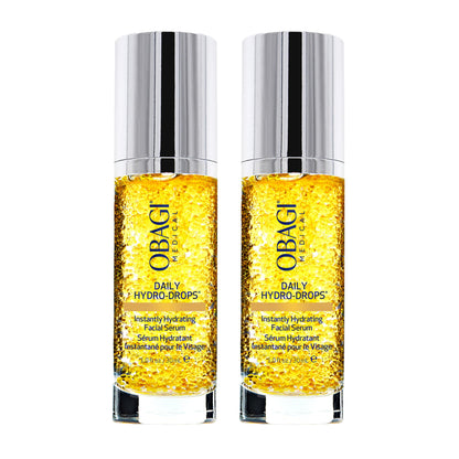 Obagi Daily Hydro-Drops Hydrating Facial Serum for Dry Skin — Hypoallergenic, 1 oz (Pack of 2)