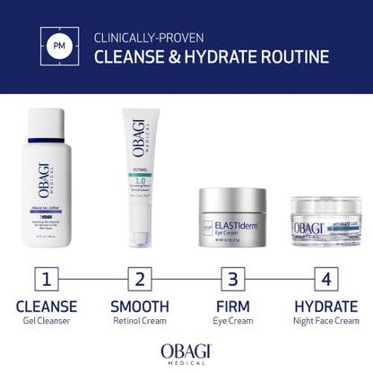 Obagi Hydrate Luxe Ultra-Rich Night Cream – Non-Comedogenic with Tara Seed Extract | Two Pack, 2 x 1.7 oz