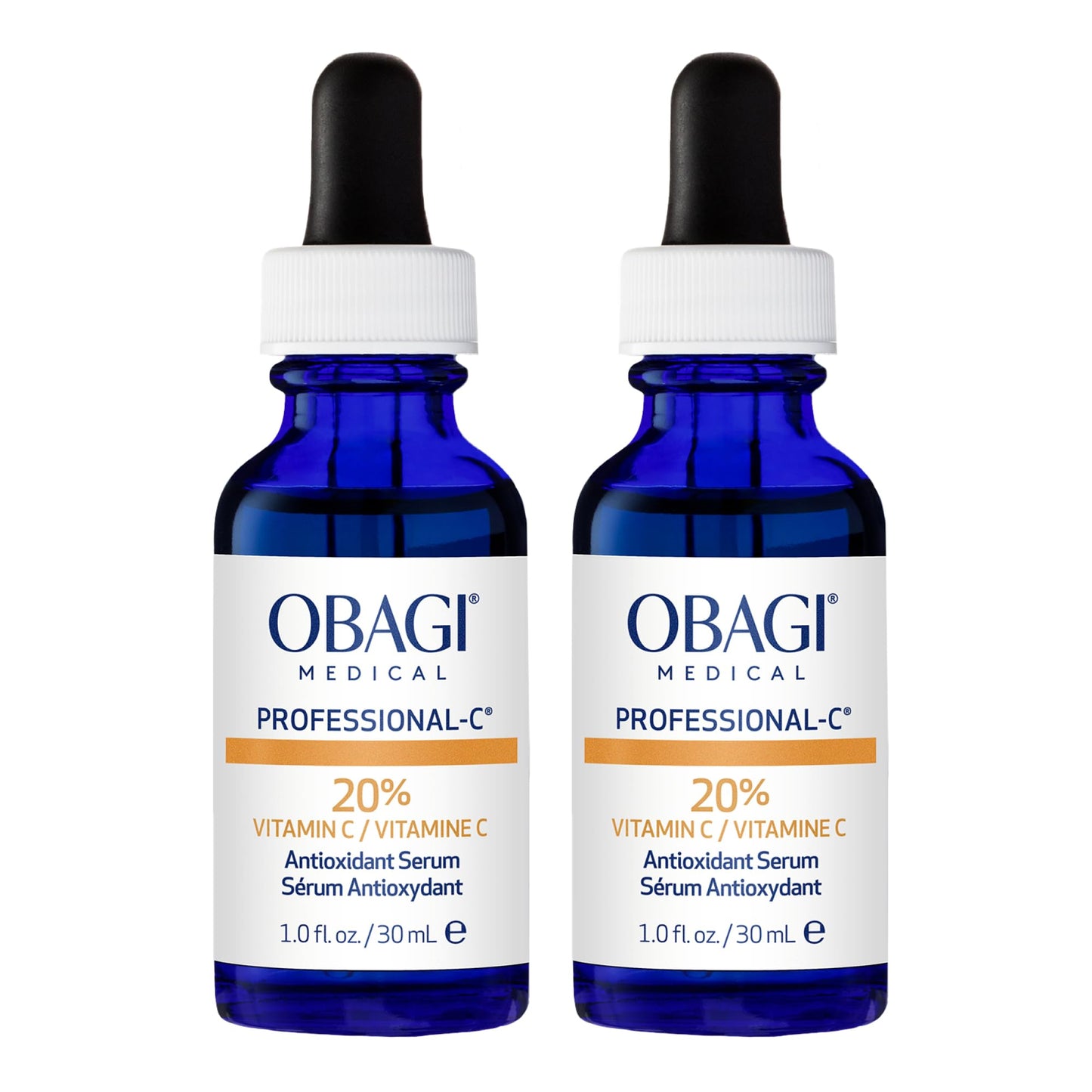 Obagi Medical Professional-C 20% Vitamin C Serum – Brighten Skin Tone & Minimize Fine Lines | 1 oz