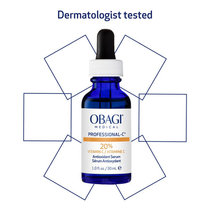 Obagi Medical Professional-C 20% Vitamin C Serum – Brightens Tone & Diminishes Fine Lines – 0.42 oz