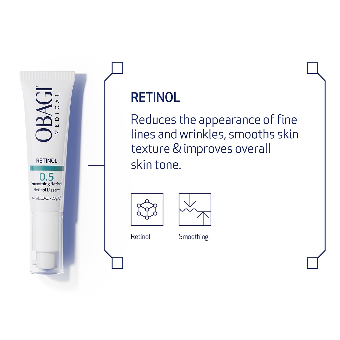 Obagi Medical Retinol 0.5 Cream — Gentle Retinol with Entrapped Delivery (1 oz)