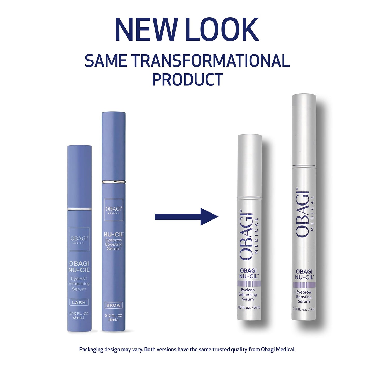 Obagi Nu-Cil Eyelash Enhancing Serum & Eyebrow Boosting Serum Set | Thicker Lashes & Fuller Brows