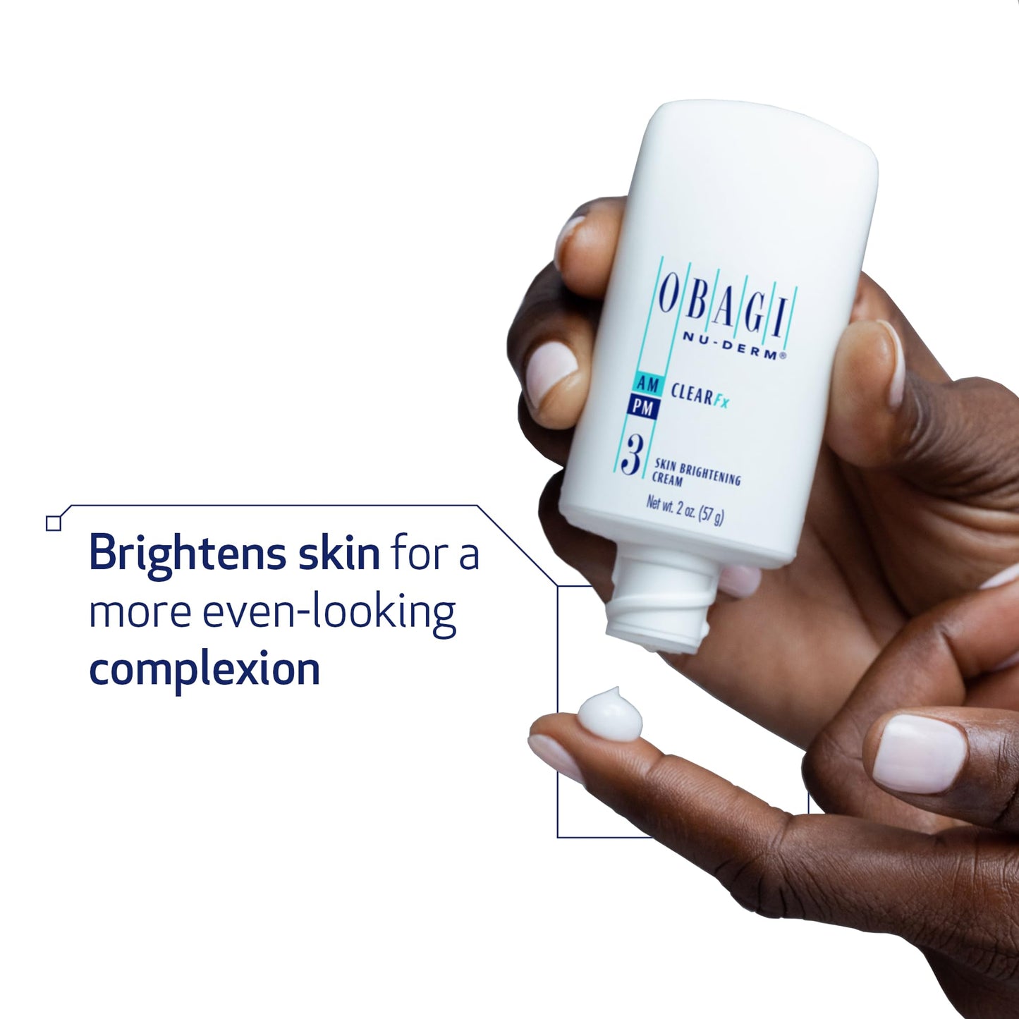 Obagi Nu-Derm Clear Fx Brightening Cream – 2 x 2 oz (Arbutin, Vitamin C, Lactic Acid)
