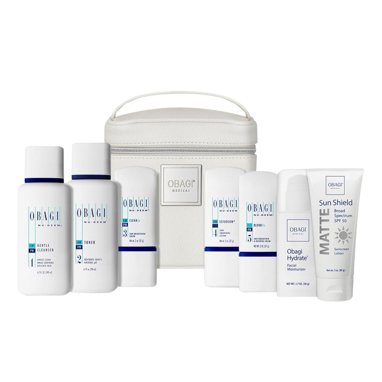 Obagi Nu-Derm Fx Skin Brightening System for Normal to Dry Skin — 7-Step Routine