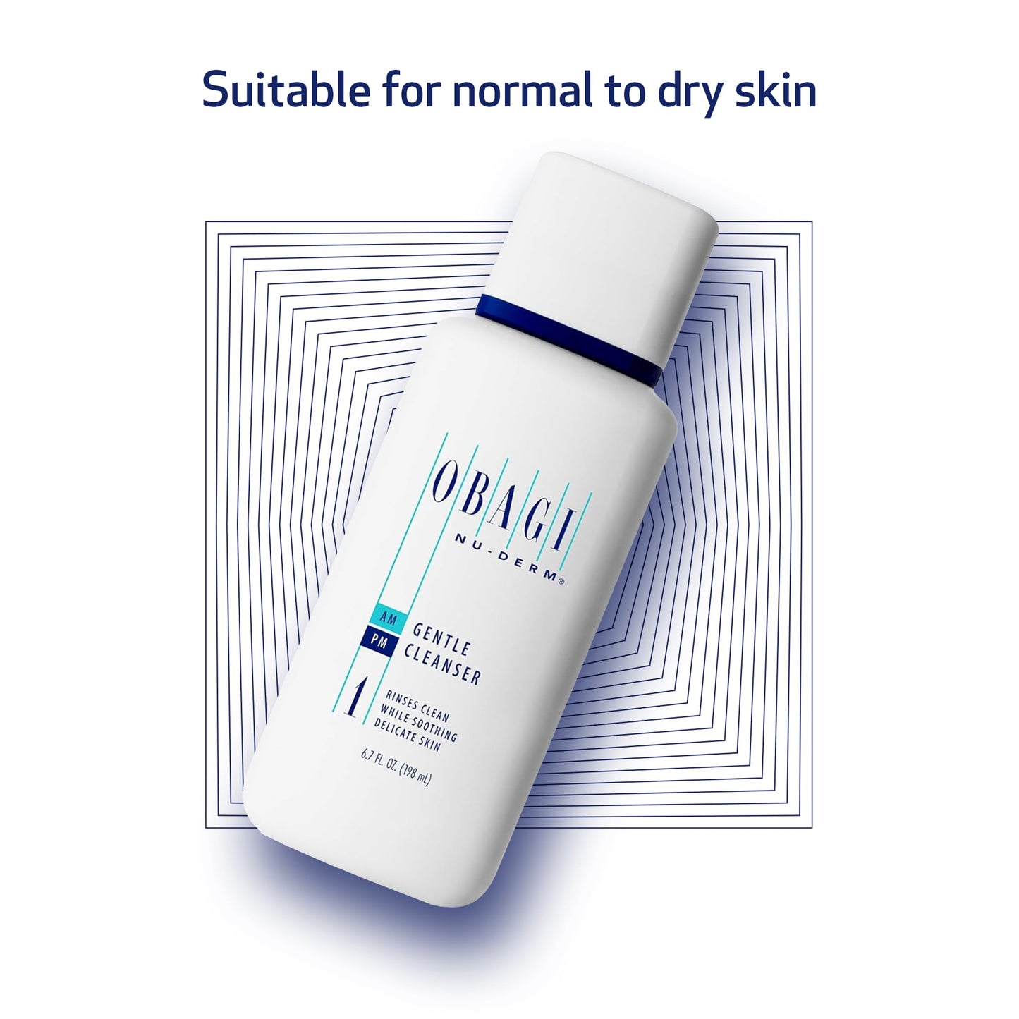 Obagi Nu-Derm Gentle Cleanser – Daily Facial Wash for Sensitive Skin | 6.7 oz