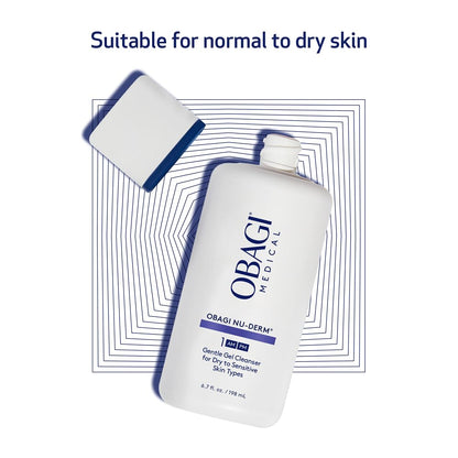 Obagi Nu-Derm Gentle Cleanser – Mild Cleanser for Sensitive Skin (2 x 6.7 oz)