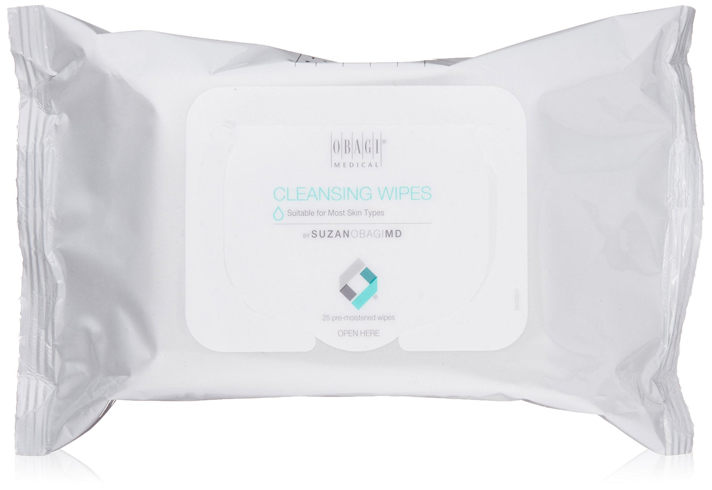 Obagi Medical On the Go Cleansing & Makeup Removing Wipes – 25 Count