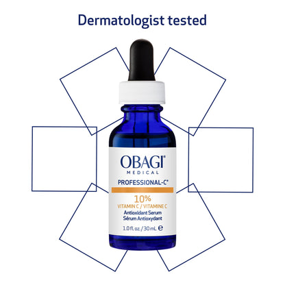 Obagi Professional-C 10% Vitamin C Serum – Brightens Skin Tone & Minimizes Fine Lines | Safe for Sensitive Skin | 1 oz