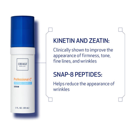 Obagi Professional-C Peptide Complex Serum – Improve Firmness, Tone & Fine Lines – 1 oz