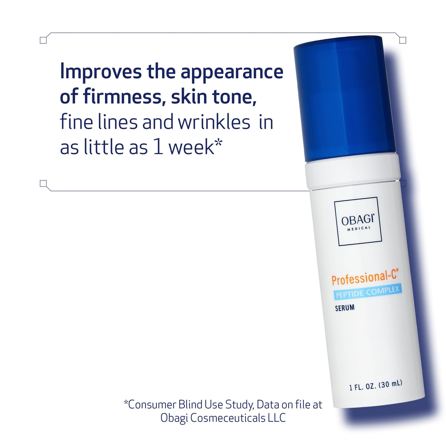 Obagi Professional-C Peptide Complex Serum – Improve Firmness, Tone & Fine Lines – 1 oz