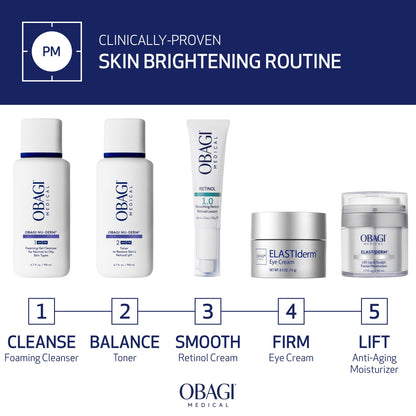 Obagi Medical Retinol 1.0 Cream – High Concentration Retinol for Smoother Skin & Fine Lines | 1 oz